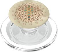 Flor de la Vida, Árbol de la Vida, Geometría Sagrada, Cabalá PopSockets PopGrip para MagSafe