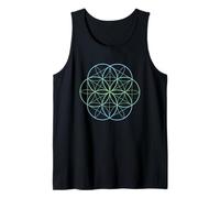 Flor de la Vida Geometría Sagrada Ropa Espiritual Camiseta sin Mangas