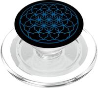 Flor de la Vida Mandala Geometría Sagrada Equilibrio Espiritual Zen PopSockets PopGrip para MagSafe