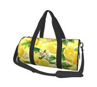 Flor de Limon, Bolsa de Viaje de Gran Capacidad, Bolso Redondo, Bolsa de Viaje Deportiva, Bolsa de Mano, Bolsa de Fitness
