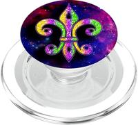 Flor de lis, Mardi Gras, Symbol, Carnival, Costume, Party, PopSockets PopGrip para MagSafe