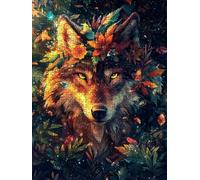 Flor De Lobo Puzzle 2000 Piezas, Rompecabezas Adultos Puzzle, Desafiante Puzzles de Decoración Juego de, Entretenimiento Juego Educativo para Toda la Familia, para Regalo Decoración DX0YL7-548