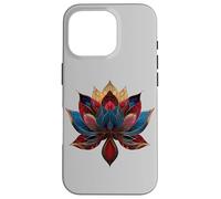 Flor de Loto Vintage Japonés Budismo Zen Budismo Yoga Carcasa para iPhone 16 Pro