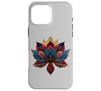 Flor de Loto Vintage Japonés Budismo Zen Budismo Yoga Carcasa para iPhone 16 Pro MAX