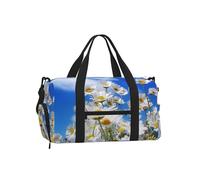 Flor de Margarita fragante,Bolso Deportivo Bandolera de Mano, Bolsa de Deporte, Bolsa de Viaje de Gran Capacidad para Mujeres y Hombres.