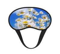 Flor de margarita fragante, Cubiertas oculares completas, antifaces para dormir que bloquean la luz, orejeras opacas para dormir