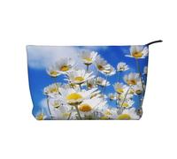 Flor de Margarita fragante,Neceser de Pana, Neceser de Maquillaje portátil, Neceser de Viaje