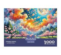 Flor de melocotón1000 Piece Puzzle for Adults, Every Piece Is Unique, Softclick Technology Means Pieces Fit Together Perfectly 70x50cm/1000pcs