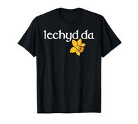Flor de narciso galés de Gales Iechyd da buena salud, saludos Camiseta