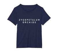 Flor de orquídeas Zygopetalum/Idea de Flores de orquídea Zygopetalum Camiseta, Mujer Tallas Grandes, Azul Marino, 5XL Grande