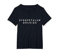 Flor de orquídeas Zygopetalum/Idea de Flores de orquídea Zygopetalum Camiseta, Mujer Tallas Grandes, Negro, 4XL Grande