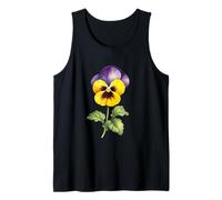 Flor de pensamiento - Ilustración en estilo artístico Camiseta sin Mangas