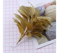 Flor De Plumas De Ganso Rosa Para Tocado 10-12 Pulgadas Plumas Clip En Extensión De Cabello Boda Carnaval Plumas Decorativas Manualidades De Bricolaje-gris-10-12 pulgadas