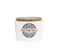 Flor de Sal - Sal de Portugal - Frasco de Cerámica de 150 g - Extraída de las Salinas de Figueira da Foz - Sal 100% - Producto Gourmet de Origen Portugués
