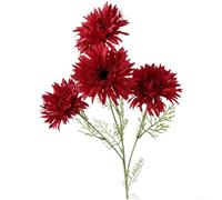 Flor de seda africana de 4 cabezas para margaritas de 75 cm de largo para