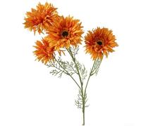Flor de seda africana de 4 cabezas para margaritas de 75 cm de largo para