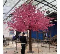 Flor de Seda Manual Gran de Cerezo Artificial de Cerezo de Cerezo Plantas de simulación Que Desean árboles de jardinería para árboles de jardinería para el Centro Comercial del Hotel Sala de Estar