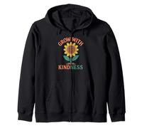Flor de Sol Crece con bondad Sudadera con Capucha