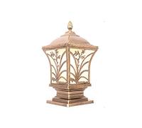 Flor de Trigo Creativa cercas al Aire Libre lámpara de Pilar jardín Rural Americano Villa Patio Impermeable IP54 Poste Linterna al Aire Libre Comunidad césped Aluminio E27 lámpara de Columna