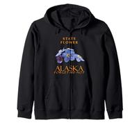 Flor del Territorio de Alaska Flores Silvestres Azules Olvídate de Mí No Me Sudadera con Capucha