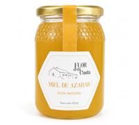 FLOR d'en Costa | Miel Cruda de Azahar | Tarro de Cristal de 500g | Pura de Abeja | Directa del Apicultor a tu Mesa | Sin Pasteurizar ni Aditivos ni Azucares | Cosecha Artesanal | 100% Natural
