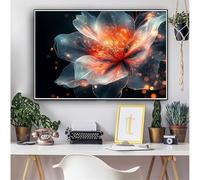 Flor Diamond Painting Adultos Abstracto Diamond Painting Kit Completo, DIY 5D Manualidades Niños kit Punto de Cruz Cristal Pintura De Diamante Pintar por Numeros Para Home Decoration 80x100cm 0M-1517