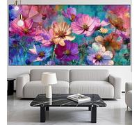 Flor Diamond Painting Planta Diamond Painting Kit Completo Pintura,Dibujos con Diamantes 5D Punto de Cruz,DIY Puzzle Diamantes para Manualidades Arte para Decor Pared Del Hogar Regalo,40x70cm LK-344