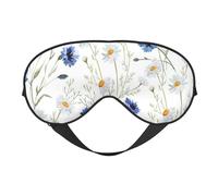 Flor dibujada a mano, Cubreojos completos Antifaz bloqueador de luz Antifaz para dormir Antifaz suave con los ojos vendados Noche