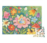 Flor Fairy Garden Puzzle 1000 Piezas Material Reciclable Thumbelinagirl Puzzles para Adultos Family Gaming Time Props Interesting Juego Familiar for Mujeres 70x50cm/1000pcs