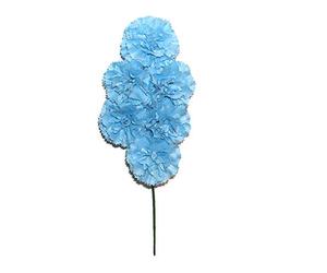 FLOR FLAMENCA 6 CLAVELLINAS (Celeste)