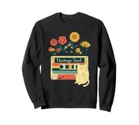 Flor Floral Lindo Gatito Alma Flores Wildflower Mamá Niña Sudadera