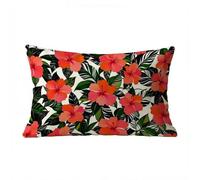 Flor Funda Cojin 30x50, Fundas Cojines 30 x 50cm Suave Cómodo Absorbente del Sudor y Transpirable, Funda Cojin Sofa Cama Rural para Personas Que Sudan con Facilidad Home Decoration BZTL-1277