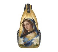 Flor María 8 Hombre Mujer Sling Bag Multiusos Bolso Bandolera Pequeño Bolso Cruzado Para Correr Ciclismo Deporte Senderismo