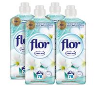 Flor Nenuco Suavizante Concentrado para la ropa 312 lavados (4 botellas de 78 lavados)