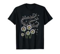 Flor Notas Musicales Flores Músico Camiseta