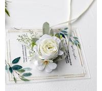 Flor nupcial de boda, flor de muñeca de boda, vintage, para bodas francesas vintage, bodas de campo, bailes, festivales (#1)