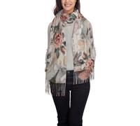 Flor París Torre Eiffel Mujer Bufanda Cálido Mantón Elegante Chal Para Primavera Regalo Bodas