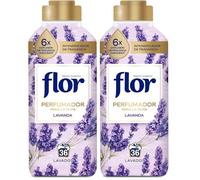 Flor Perfumador para la Ropa con fragancia floral de Lavanda, hasta 36 dosis, 720 ml (Paquete de 2)