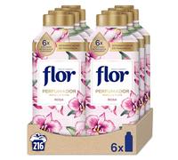 Flor Perfumador para la Ropa, con perlas de frescor, fragancia Rosa - 216 lavados (6x36 lavados)
