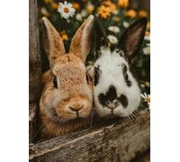 Flor Pintar por Numeros Adultos, Animal Pintar por Numeros Manualidades Adultos, DIY Paint by Numbers kits con Pinceles y Pinturas Acrílicas, Regalo Mujer, Home Decoracion Habitacion, 60x90cm M-9138