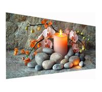 Flor Pintar por Numeros Adultos, DIY Pintar por Numeros Sin Marco, Kits de Manualidades Adultos Vela Paint by Numbers Adult, Pintura al Óleo de Lienzo para Decoracion Pared, Regalo, 40x90cm G-70