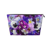 Flor Purpura, Bolsa de artículos de tocador Bolsa de Maquillaje Bolsa de cosméticos Bolsa de artículos de tocador de Viaje portátil