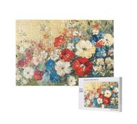 Flor Puzzle 1000 Piezas Adultos, 75x50cm Gran Formato Puzzle Color Patrón Diseño, Jigsaw Adultos DIY Artesanía con Embalaje de Caja de Regalo, Home Room Wall Decor, Regalo Mujer Hombre, Model328
