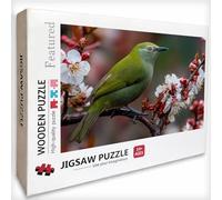 Flor Puzzle 6000 Piezas Adultos, PáJaro Puzzle Madera con Caja 179x105cm, Rompecabezas Adultos de Alta Dificultad, para Toda La Familia, Pasatiempo Creativo, Juego de Rompecabezas, Regalo, E-8055