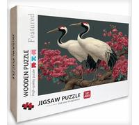 Flor Puzzle 6000 Piezas Adultos, PáJaro Puzzle Madera con Caja 179x105cm, Rompecabezas Adultos de Alta Dificultad, para Toda La Familia, Pasatiempo Creativo, Juego de Rompecabezas, Regalo, 4-8948