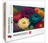 Flor Puzzle Madera 5000 Piezas, Planta Puzzle Adultos con Caja 156x105cm, Rompecabezas Desafiante, para Hombres Mujeres Adolescente, Juegos de Rompecabezas Creativos, Decoracion Hogar Regalo, I-9472