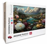 Flor Puzzle Madera, Nube Puzzle 6000 Piezas Adultos con Compact Box 179x105cm, Rompecabezas Desafiante, DIY Juegos de Rompecabezas Creativos para Hombres Mujeres, Decoración Verano Regalo, X-1222