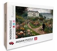 Flor Puzzle Madera, Retro Puzzle 2000 Piezas Adultos con Compact Box 99x70cm, Rompecabezas Desafiante, Juegos de Rompecabezas Creativos para Hombres Mujeres Adolescente, Regalos para niñas, B-8853