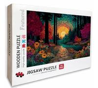 Flor Puzzle Madera, Sunset Puzzle 6000 Piezas Adultos con Compact Box 179x105cm, Rompecabezas Desafiante, Juegos de Rompecabezas Creativos para Hombres Mujeres, Decoración Verano, Regalo niñas, S-7684