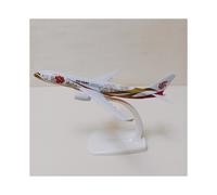 (Flor roja) AIR China Airlines Airbus 330 A330 Airways Azul Rojo Peonía Pintura Diecast Modelo de avión